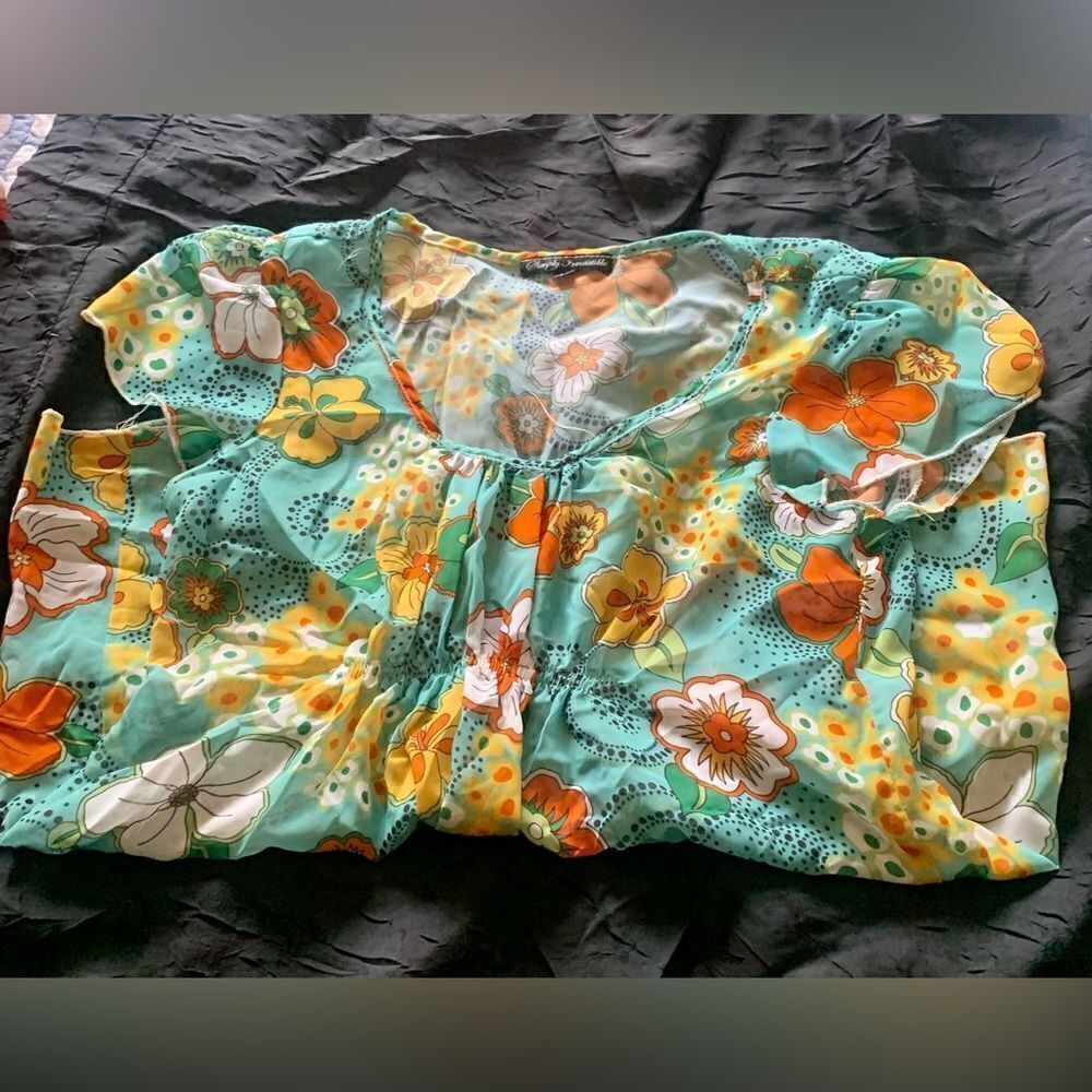 Shear summer top